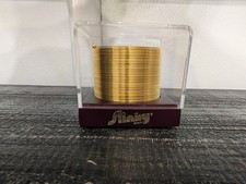 Vintage The Original Slinky Brand Authentic 14 Karat Gold Plated Slinky Toy RARE picture
