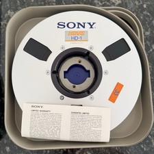 Sony HD-1 HDVS High Definition Video Tape Reel NOS w/ Case Rare picture