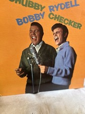 Vtg Chubby Checker, Bobby Rydell–Self Titled-1961 Cameo LP C-1013 F/G picture