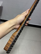 Full scalloped 22Fret Roasted Flame maple Electric guitar neck part rosewood picture