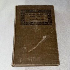 1913 Plane Trigonometry & Tables Wentworth-Smith Mathematical Series Hardcover picture