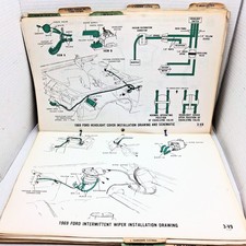 1969 Ford Falcon Tbird Fairlane Wiring & Vacuum Diagram Schematics Original picture