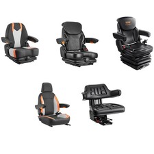 VEVOR Universal Forklift Seat Tractor Seat Lawn Mower Forklift Tractor Bulldozer picture