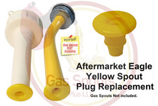 EAGLE Aftermarket Yellow Spout Plug for your Vintage Eagle Rubber or Rigid Spout picture
