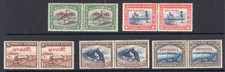 South West Africa bilingual pairs o'printed OFFICIAL SG 014,015,018,020,022 picture