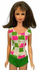 Vintage 1966/67 Bend Leg Francie Barbie 1130 w/ Swimsuit High Color Hair String picture