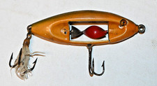 Vintage The Chippewa Bait in Green Crackleback Immell Bait Co. Blair, WI (A5) picture