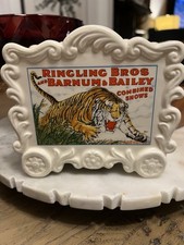 Ringling Bros Barnum & Bailey Circus Tiger Ceramic Piggy Bank 1983 Vintage picture