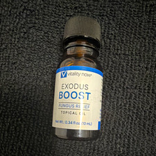 Vitality Now Exodus Boost Fungus Relief Topical Oil 10 mL Glass Bottle USA picture