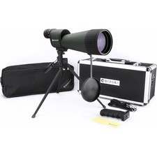 BARSKA Benchmark 25-125x88 Waterproof Straight Spotting UNIT, Green/ Black picture