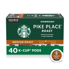 Starbucks K-Cup Coffee Pods, Pike Place Roast, 40 Count Fresh Supply picture