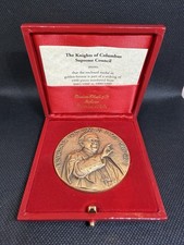 Knights of Columbus 131st Supreme Convention Golden-Bronze Medal Set 2013 picture