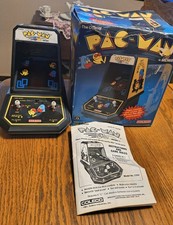 1981 Coleco Pac-Man Tabletop Arcade Game 2390 Working Original Box & Manual picture