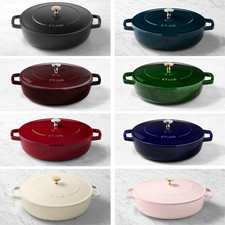 Staub x Smitten Kitchen 4 Qt Cast Iron Braiser w/ Lid Made in France Colors picture
