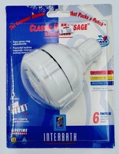 Vintage NOS Classic Dial Massaging Shower head 6 in One picture