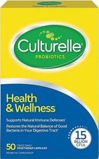 Culturelle Health & Wellness Probiotic Capsules - 50 Ct - Exp: 01/27 Free Gift picture