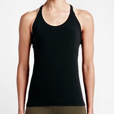 NIKE Get Fit Lux Black Irid Racerback Mesh Back Tank Top NEW Womens Sz XS M XL picture