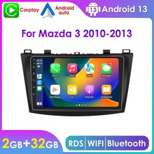 Apple CarPlay Android 13.0 AUX Car Stereo Radio GPS Navi For Mazda 3 2010-2013 picture