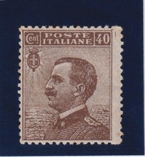 KINGDOM OF ITALY 1908 MICHETTI 40 CENT. MNH DIENA CERTIFICATE picture