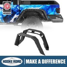2 Pcs Enhanced Steel Rear Wheel Fender Flares Fit 2020-2026 Jeep Gladiator JT  picture