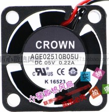 CROWN 2.5CM AGE02510B05U 5V 0.22A miniature large airflow cooling fan picture