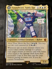 Soundwave Sonic Spy , UB Transformers , Near Mint , MTG,  picture