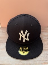 🔥 New Era 59Fifty NY New York Yankees Fitted Hat Cap Size 8  ( Size Vary) picture