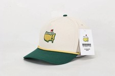 Masters Golf Rope Hat Retro Vintage Snapback Green Yellow ANGC 2026 picture