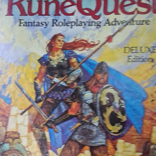 Chaosium RuneQuest Fantasy Roleplaying Adventure Deluxe Edition 1984 RQ-DELUXE picture