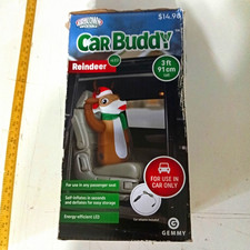 Gemmy Airblown Inflatable CarBuddy Reindeer 3 ft LED Christmas Car Decoration picture