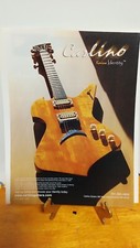 CARLINO GUITARS PRINT AD 11 X 8.5. KORINA IDENTITY. picture