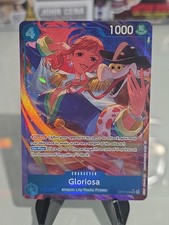 Bandai Gloriosa OP17-046 Alt Art Foil SR Character Blocker - World's Strongest picture
