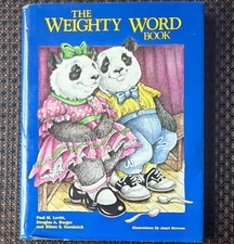 The Weighty Word Book Hardcover 1985 First Edition Janet Stevens Illustrated picture