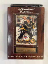 Mario Lemieux Pittsburgh Penguins Vintage Limited Edition Plaque New picture