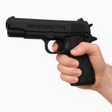 BB Bullet Toy Gun Set Long Range Shootin Easy Reload P729 picture