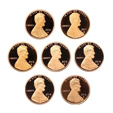 2010-2016 Proof Lincoln Shield Cent Run 7 Coin Set picture