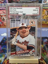 Baseball #616 John Pork F**k Face Error Card Custom Card Novelty Slab picture