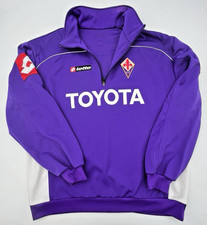 FIORENTINA LOTTO TOYOTA 1/4 ZIP LONG SLEEVE PURPLE PULLOVER MENS L? picture