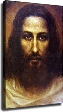 Shroud of Turin Real Face of Jesus Christ Poster Canvas Picture Printing WallArt picture