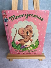 Vintage 1958 MOONYMOUSE book Rand McNally Tip Top Elf Helen & Alf Evers picture