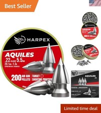 Aquiles .22 Cal Airgun Pellets – 20.1 Grains Pointed Arrowhead Design – 12.2 ... picture