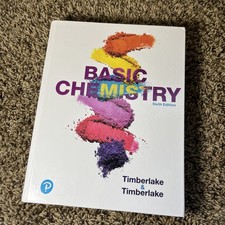Pearson Basic Chemistry 6th Ed Hardcover Textbook, Timberlake & Timberlake 2017 picture