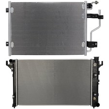 Radiator & AC Condenser Cooling Kit For 1994-1997 Dodge Ram 2500 3500 picture