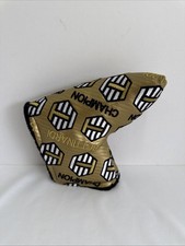 Bettinardi X Play Like a Champion Today Gold Blade Putter Headcover Rare New picture