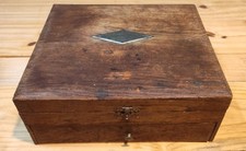 🔥 Antique Primitive WM A ROGER Flatware Storage Box Dovetail Corners BOX ONLY picture