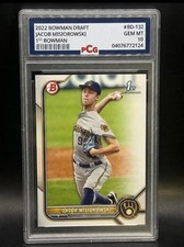 2022 BOWMAN DRAFT #BD132 JACOB MISIOROWSKI 1st BOWMAN PCG GEM-MINT 10 RC 📈 picture