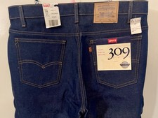 Vintage 1980s Levis 509/309 Jeans 38x32 Orange Tab USA Deadstock NWT picture