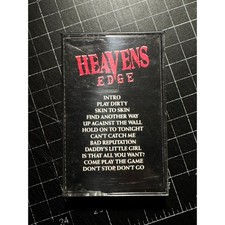 Heaven's Edge Self Titled PROMO Cassette 1990 Columbia 45262 Hard Rock VG picture