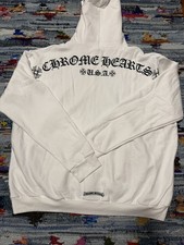 Chrome Hearts White T Bar USA Logo Zip Hoodie Size 2XL - new picture