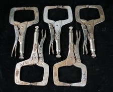 Vintage Petersen Vise Grip #11R Lot of 5 Vise Grips Clamps (B2) picture